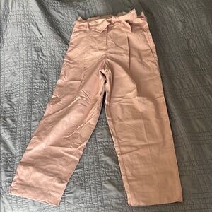 NWT Ann Taylor pink tapered leg pants